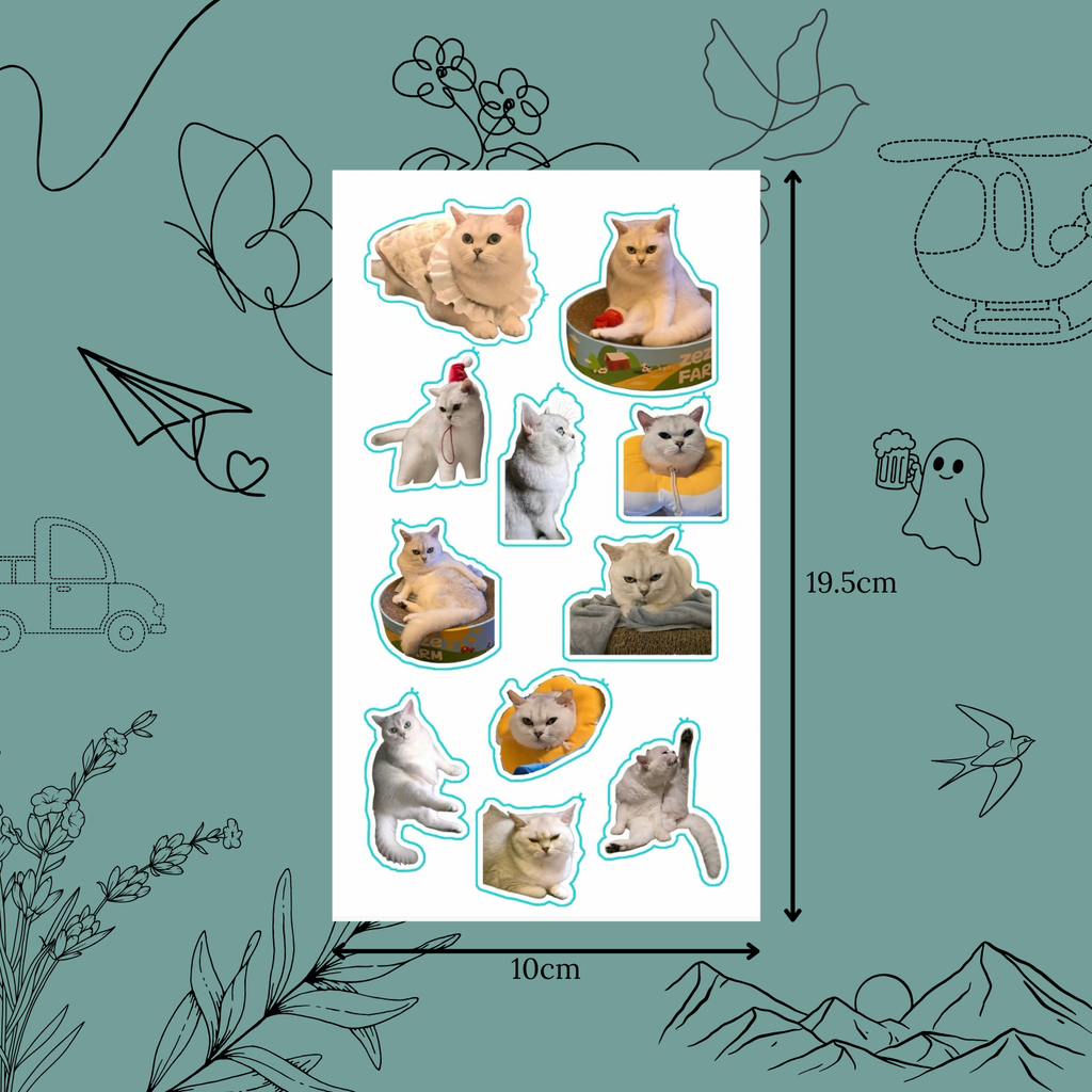 Custom Sticker Sheet (10cm x 19.5cm)