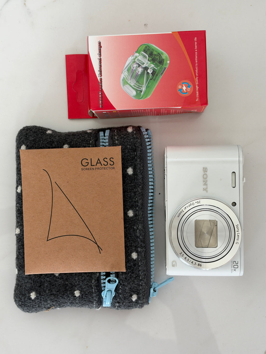 Sony Cyber-shot DSC-WX350 | Pure White ✨ | 18.2MP 20x Optical Zoom Digital Camera
