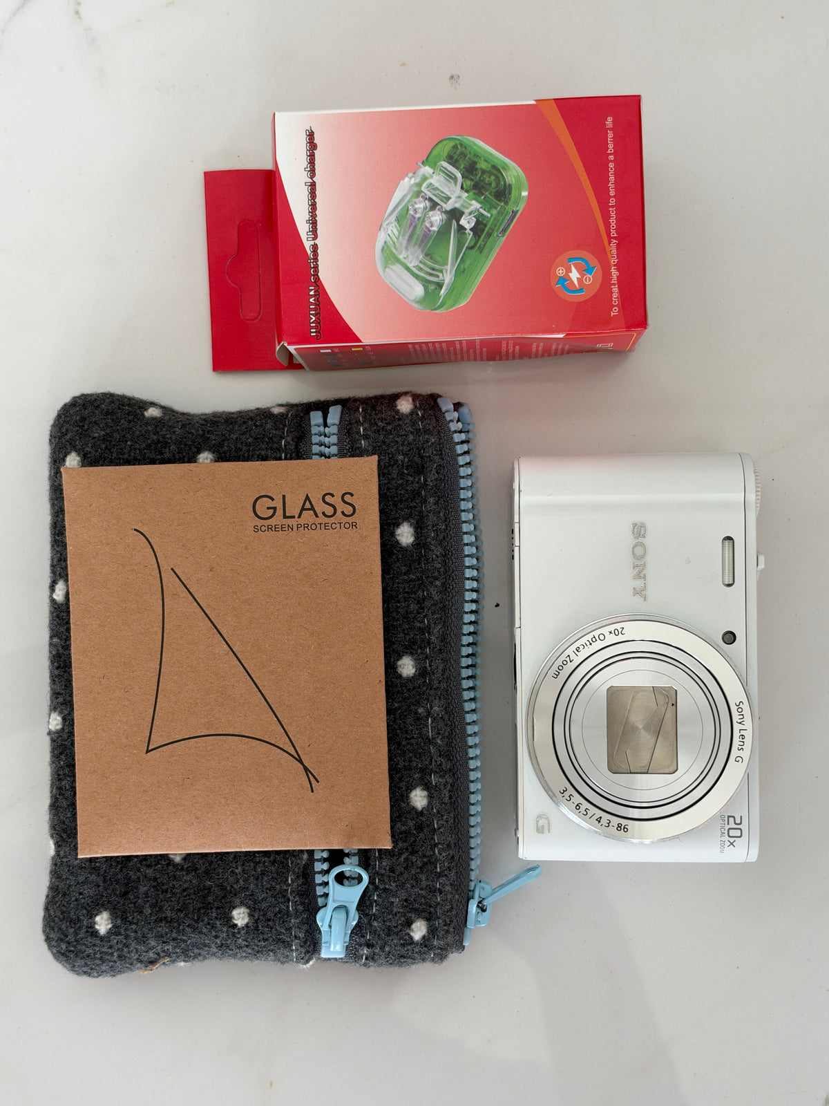 Sony Cyber-shot DSC-WX350 | Pure White ✨ | 18.2MP 20x Optical Zoom Digital Camera